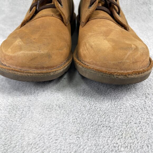 Jim Green AR8 Fudge Mens Boots US 13 Brown Leather Water Resistant Work Boots - Picture 8 of 12